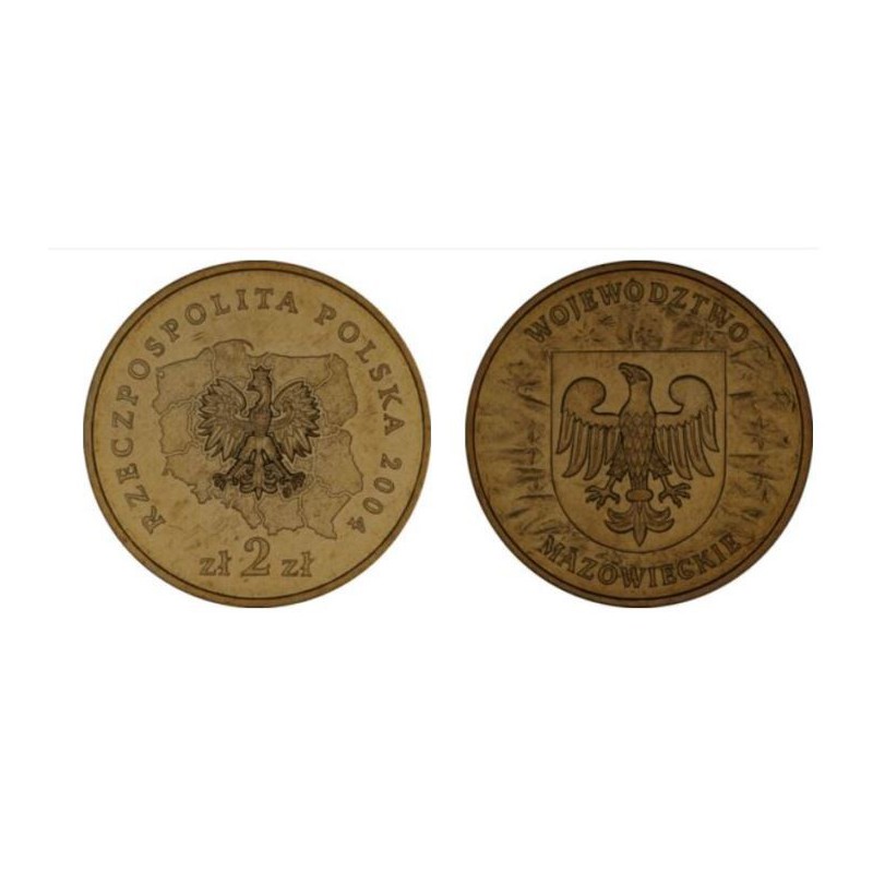 Polen 2004 2 Zlote Mazowieckie Unc