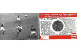 5 Euro Oostenrijk 2004, 100 Jahre Fussball in Blister