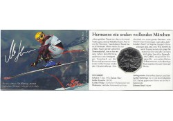 5 Euro Oostenrijk 2005, 100 Jahre skisport in Blister Hermann Maier