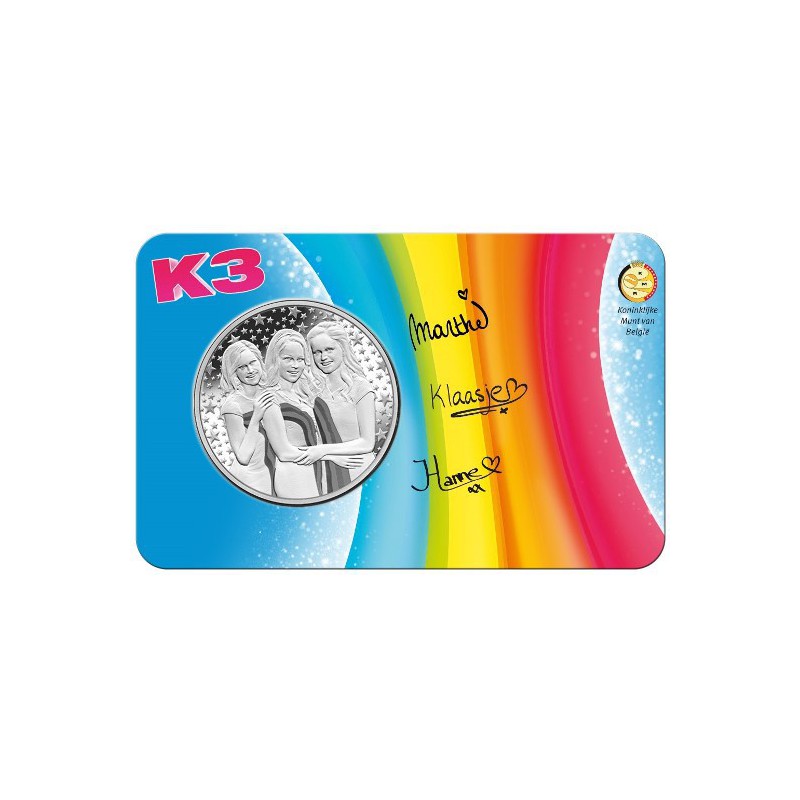 België 2018 K3-penning in coincard Voorverkoop*