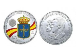 Spanje 2018 30 euro Reino de Asturias Unc