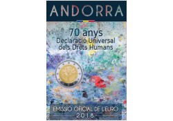 2 Euro Andorra 2018 Constitutie in Blister 