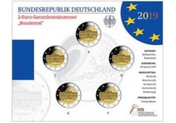 2 Euro Duitsland 2019 ADFG & J Bundesrat Bu