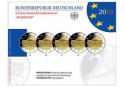 2 Euro Duitsland 2019 ADFG...