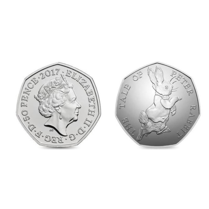 Groot Britannië 2017 50 Pence  Unc The tale of Peter Rabbit
