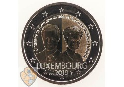 2 euro Luxemburg 2019 Charlotte met muntteken Servaas.