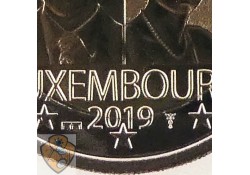 2 euro Luxemburg 2019 Charlotte met muntteken Servaas.