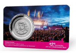 Nederland 2019 50 jaar Pinkpop Penning in coincard.