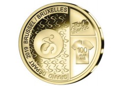 België 2019 2½ Euro 'Grand Départ Brussel" Bu in coincard Waals
