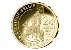 België 2019 2½ Euro 'Grand Départ Brussel" Bu in coincard Waals