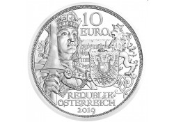 10 Euro Oostenrijk 2019 Ridder Zilver Bu in blister