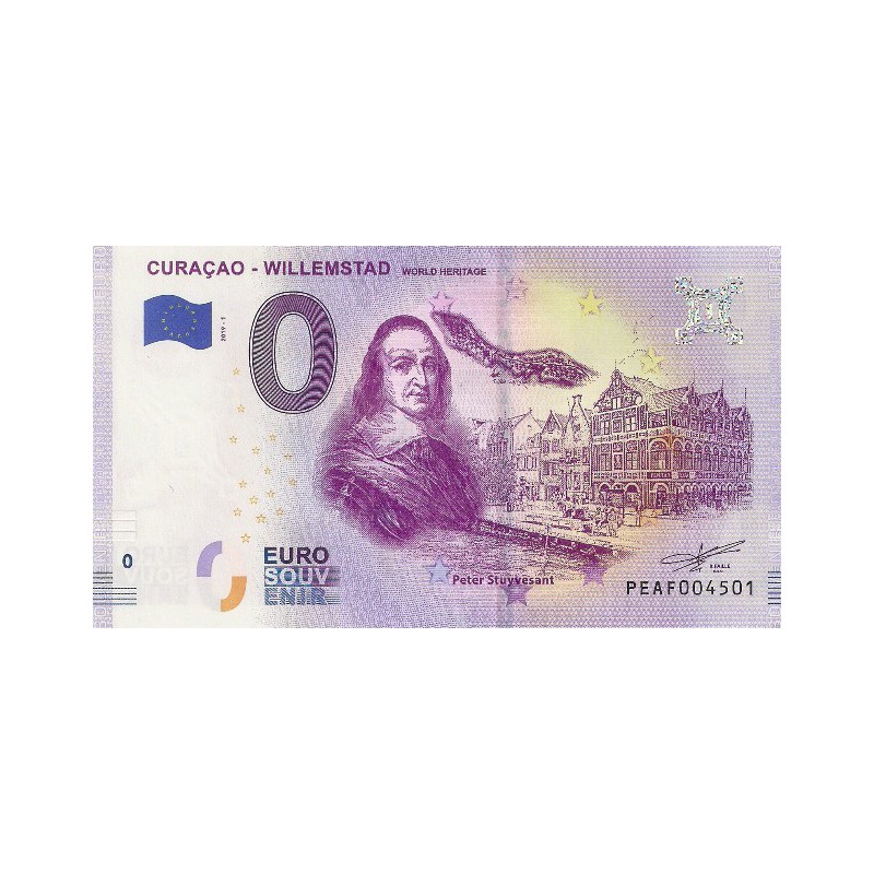 0 Euro biljet Curaçao 2019 - Willemstad