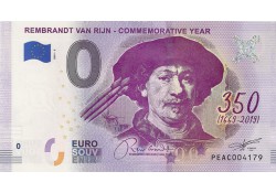 0 Euro biljet Nederland 2019 - Rembrandt