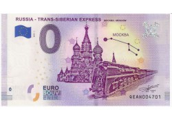 0 Euro biljet Rusland 2019 - Trans-Siberian Express - Yekaterinburg