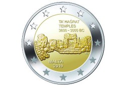 2 euro Malta 2019 Tempel Ħaġrat Unc