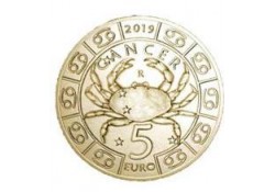 San Marino 2018 5 Euro Zodiac-Kreeft Unc 