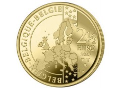 België 2019 2½ Euro '400 jaar Manneken Pis" Bu in coincard Waals Vlaams 
