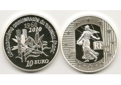 Frankrijk 2010 10 euro La Sameuse Incl. Doosje & Certificaat