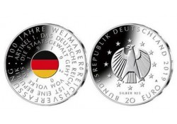 20 Euro Duitsland 2019 A  "100 Jaar Weimar" Unc