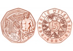 5 Euro Oostenrijk 2020 '150 jaar Wiener Musikverein' Unc