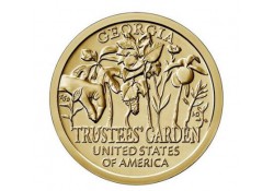 USA 1 dollar 2019 D 'American Innovation Trustees Garden Georgia' Unc 