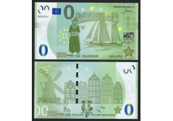 0 Euro biljet Nederland 2018 - Volendam