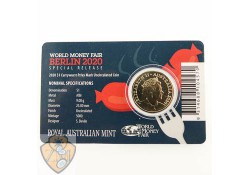 Australië 1 Dollar  2020 World Money Fair with Privy mark