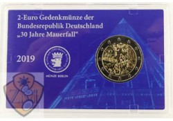 2 Euro Duitsland 2019 A Val van de Berlijnse Muur Coincard Münze Berlin