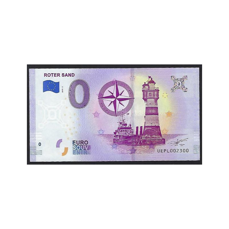 0 Euro biljet Duitsland 2019 - Roter sand