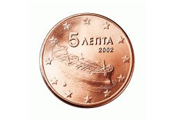5 Cent Griekenland 2002 UNC