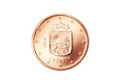 2 Cent Letland 2014 UNC