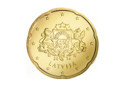 20 Cent Letland 2014 UNC