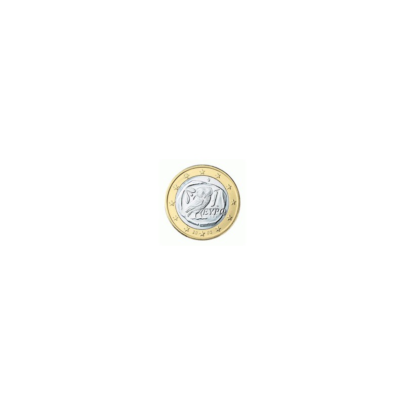 1 Euro Griekenland 2002 UNC met letter S