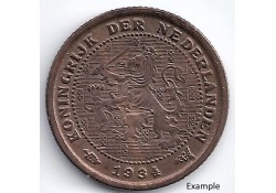 Nederland 1934 ½ Cent...