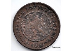 Nederland 1884 ½ Cent...