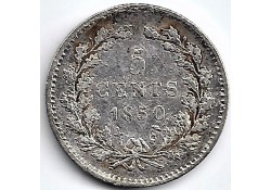 Nederland 1850 5 Cent...