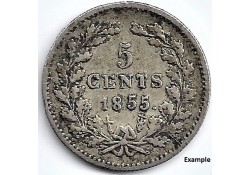 Nederland 1855 5 Cent...