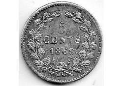 Nederland 1869 5 Cent...
