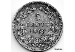 Nederland 1869 5 Cent...