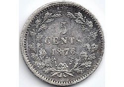 Nederland 1876 5 Cent...