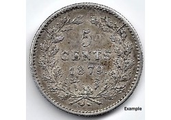 Nederland 1879 5 Cent...