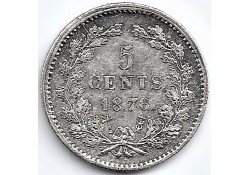 Nederland 1876 5 Cent...