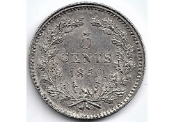 Nederland 1850 5 Cent...