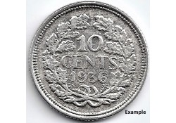 Nederland 1936 10 Cent...