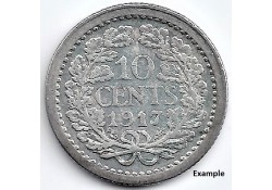 Nederland 1917 10 Cent...