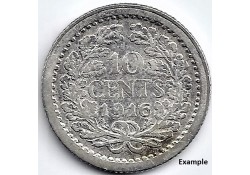 Nederland 1916 10 Cent...