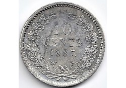 Nederland 1887 10 Cent...