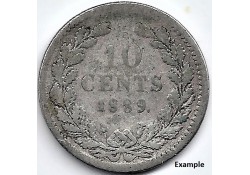 Nederland 1889 10 Cent...