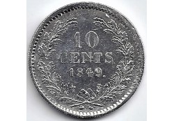 Nederland 1849. 10Cent...