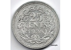 Nederland 1928 25 Cent...